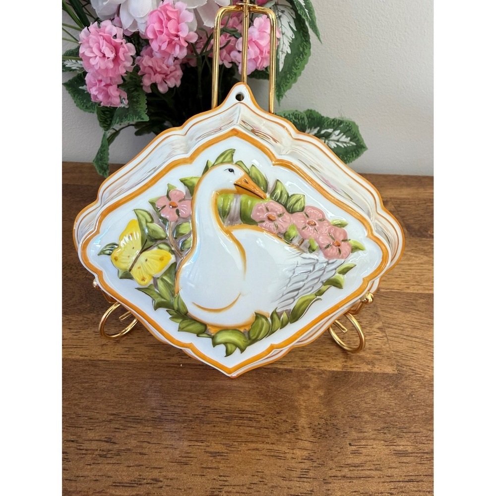 1986 Le Cordon Bleu by The Franklin Mint Goose‎ Ceramic Mould – Handcrafted